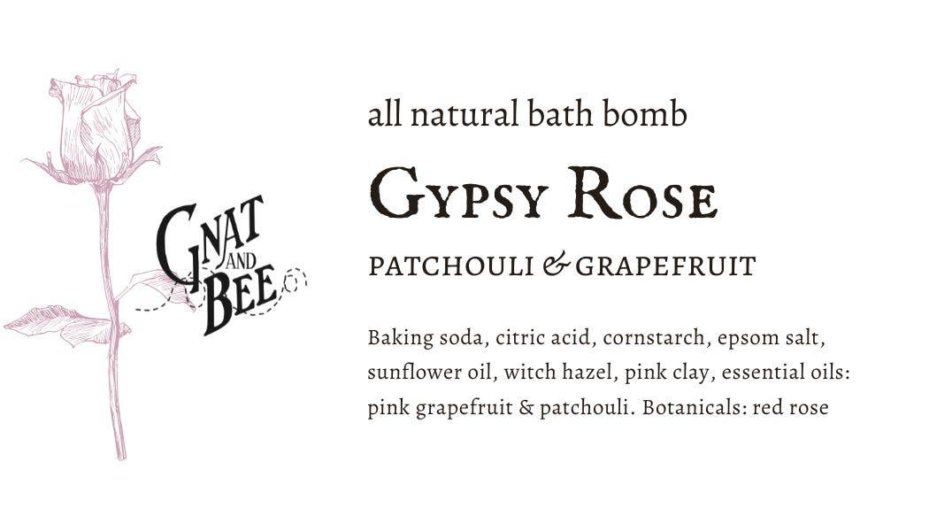 Gnat and Bee Gypsy Rose Natural Bath Bomb