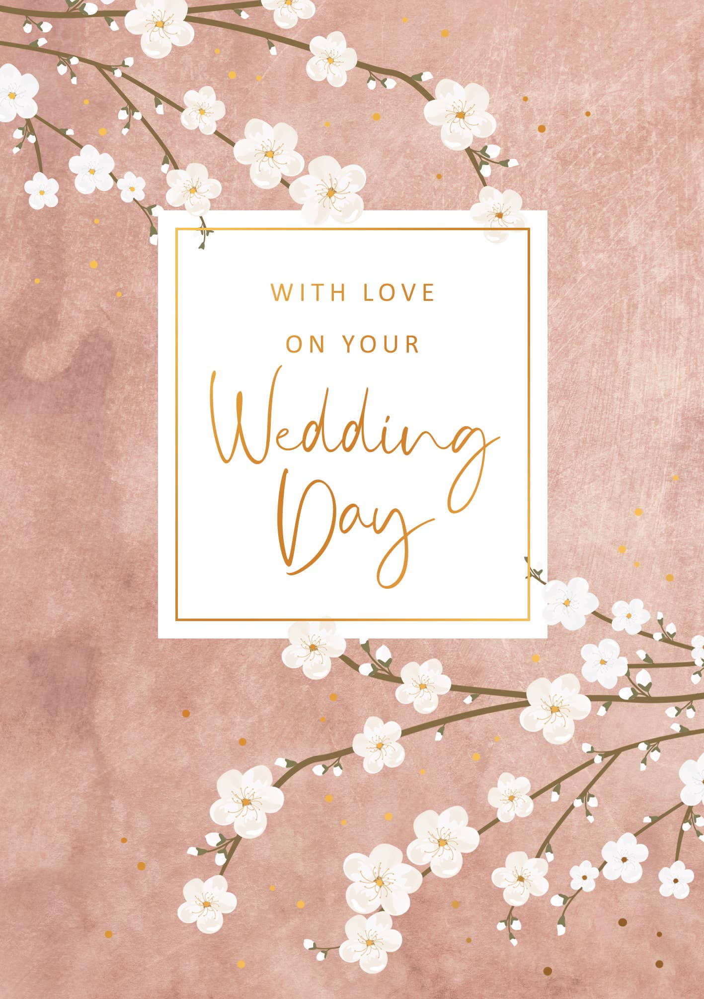 Notes & Queries Wedding Card — With Love