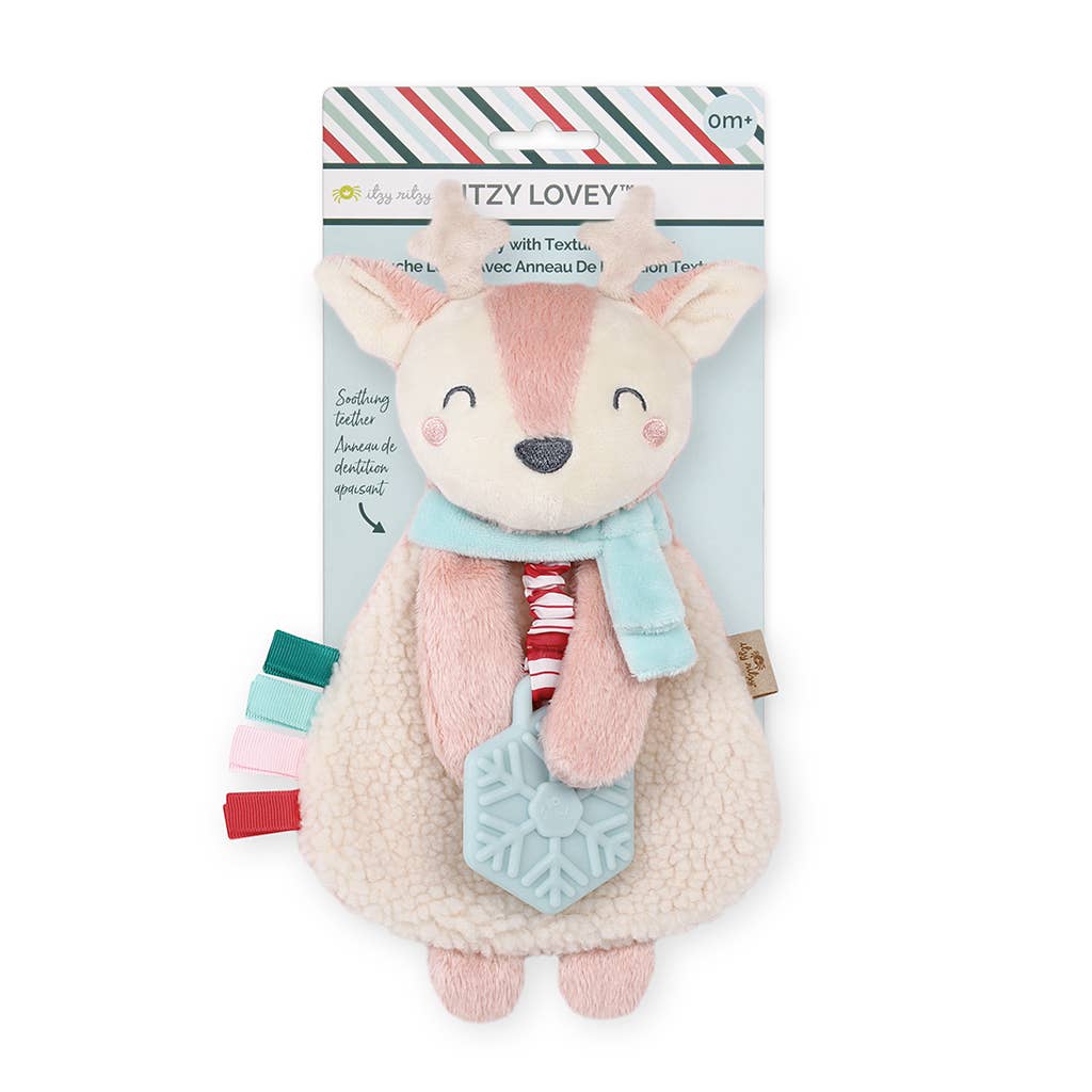 Itzy Ritzy Holiday Lovey Plush and Teether Toy