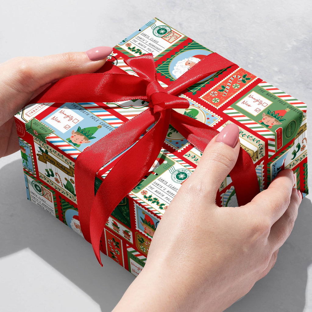 Jillson & Roberts North Pole Bound Wrapping Paper Roll