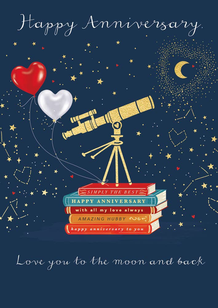 Notes & Queries Anniversary Card — Midnight