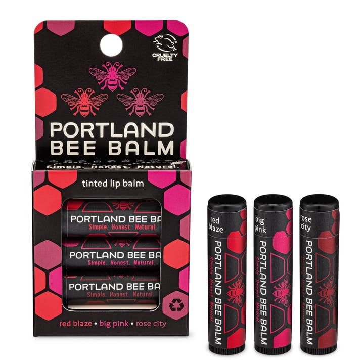 Portland Bee Balm Tinted Lip Balm – Rose City