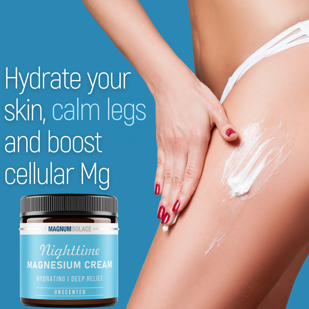 Magnum Solace Nighttime Magnesium Cream, Soothing Body Moisturizer