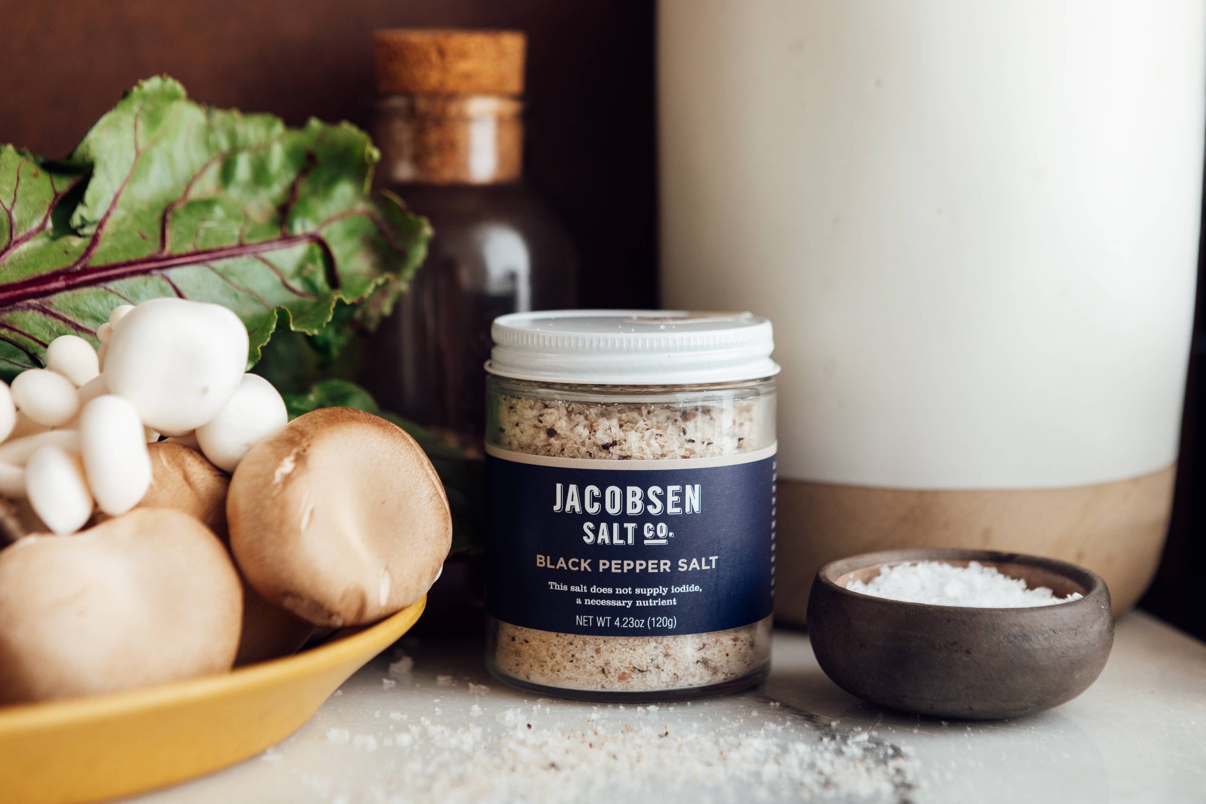 Jacobsen Salt Co Black Pepper Salt Infused Sea Salt