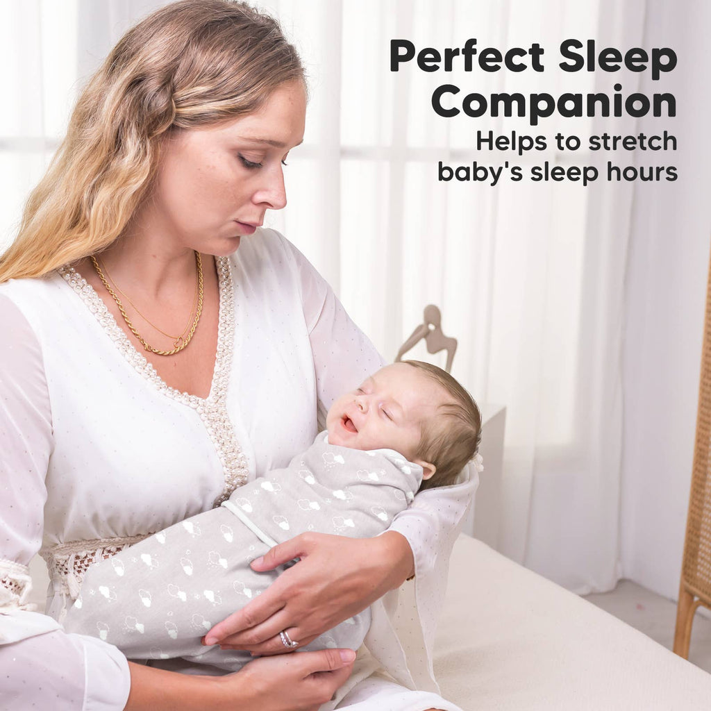 KeaBabies Soothe Zippy Swaddle Sacks — Aspire (3-Pack, 0-3 Months)
