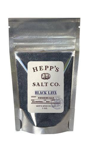 Hepp's Salt Co. Black Lava Sea Salt
