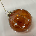 Glitter Pearl Glass Ornament