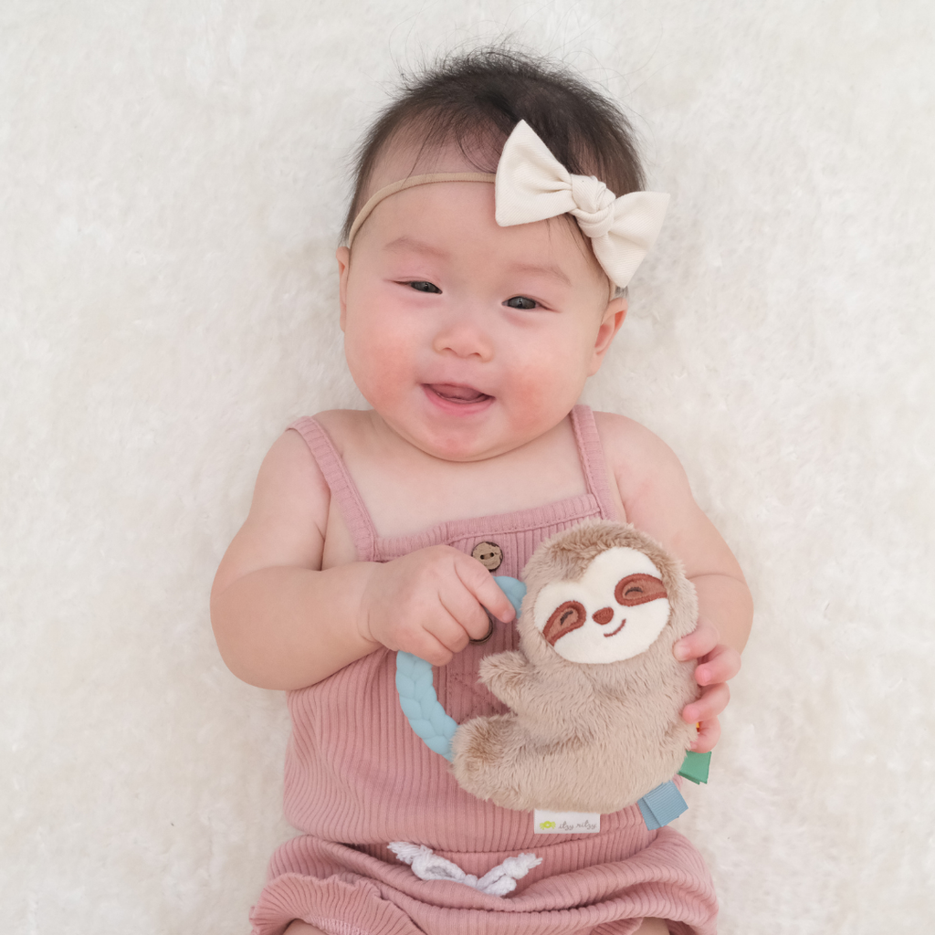 Itzy Ritzy Plush Rattle Pal with Teether