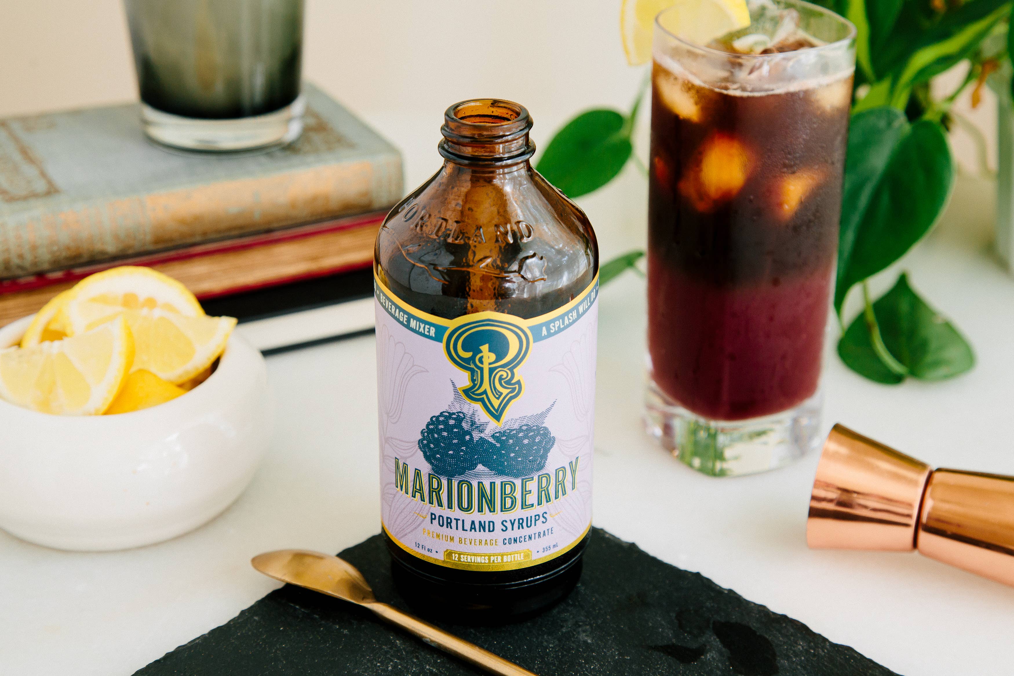 Portland Syrups Marionberry & Blackberry Cocktail Syrup — 3.4oz