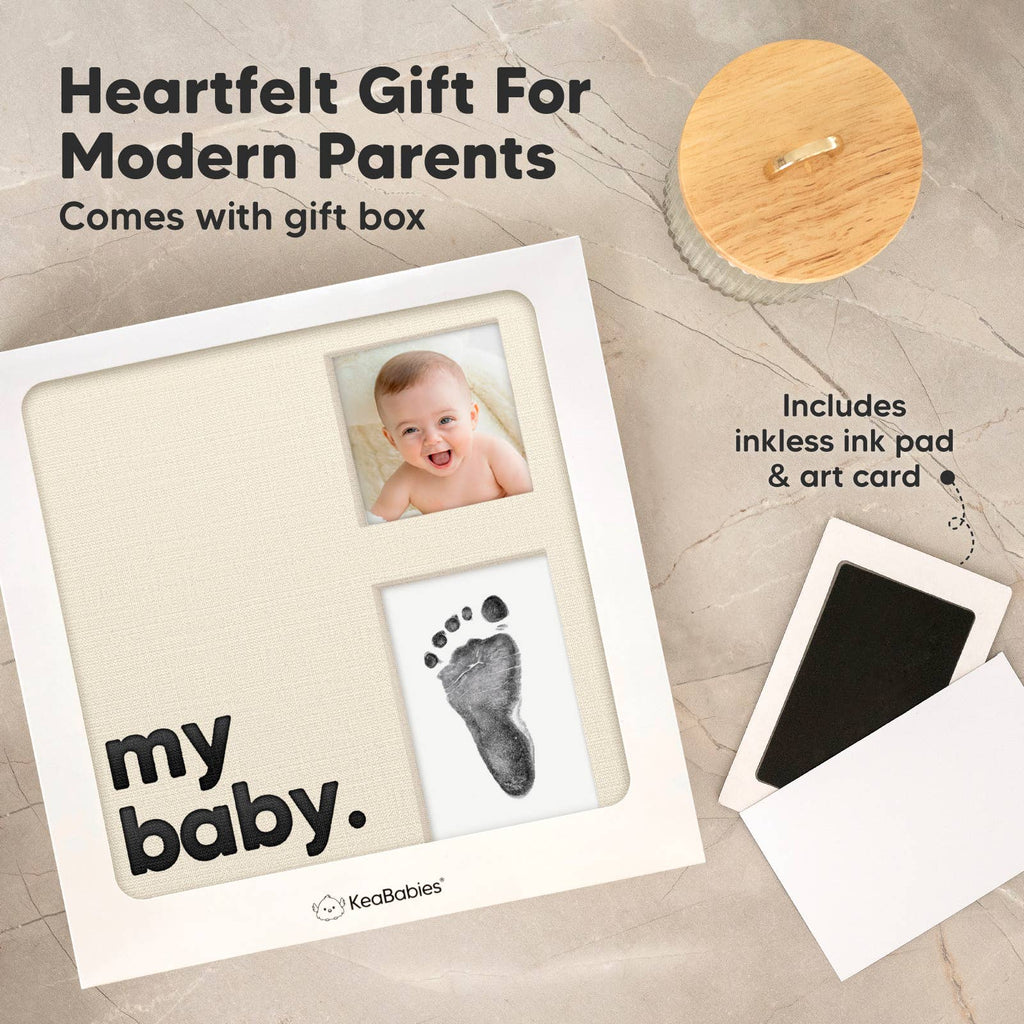 KeaBabies Frolic Baby Memory Book — Jet