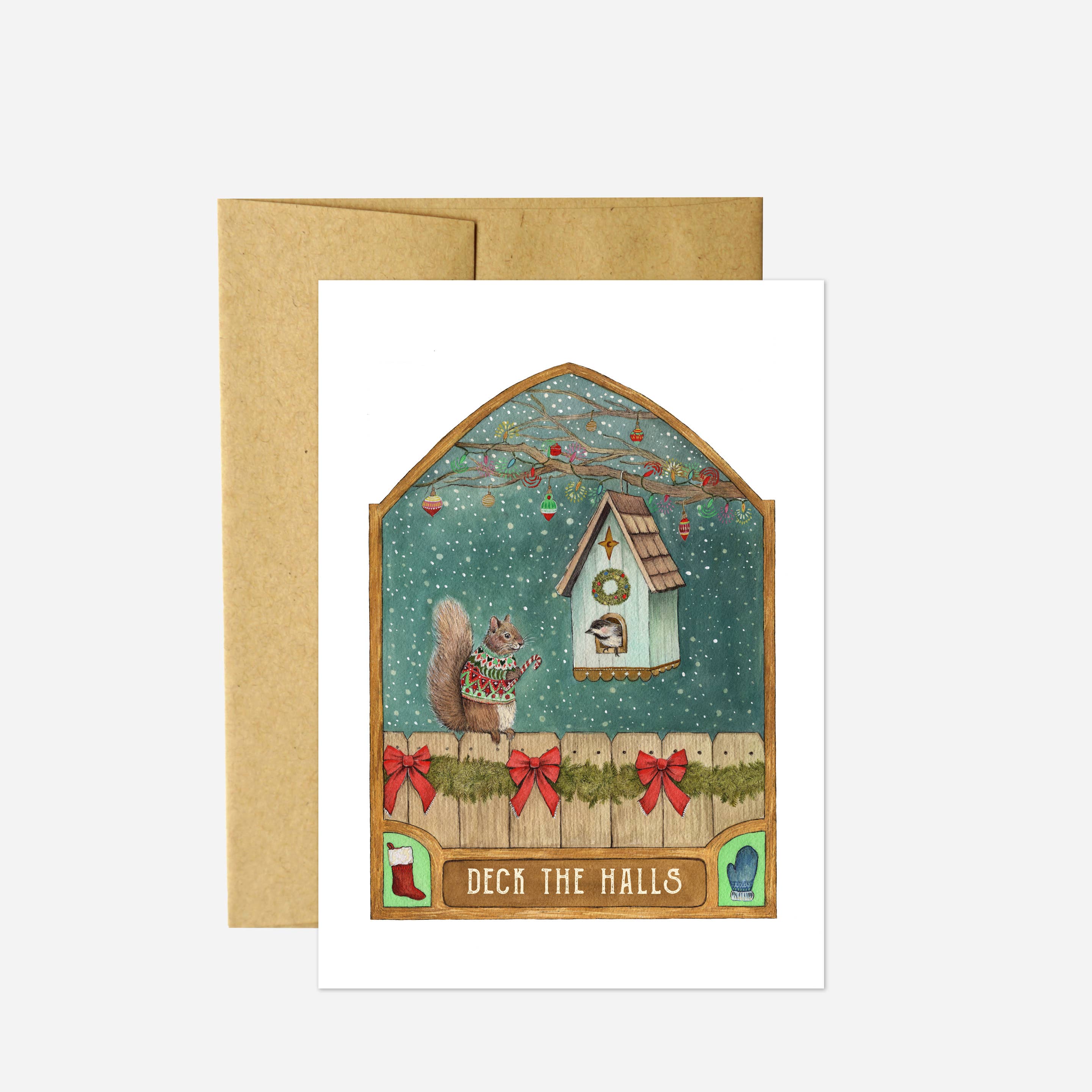 Polanshek of the Hills “Deck the Halls” Greeting Card
