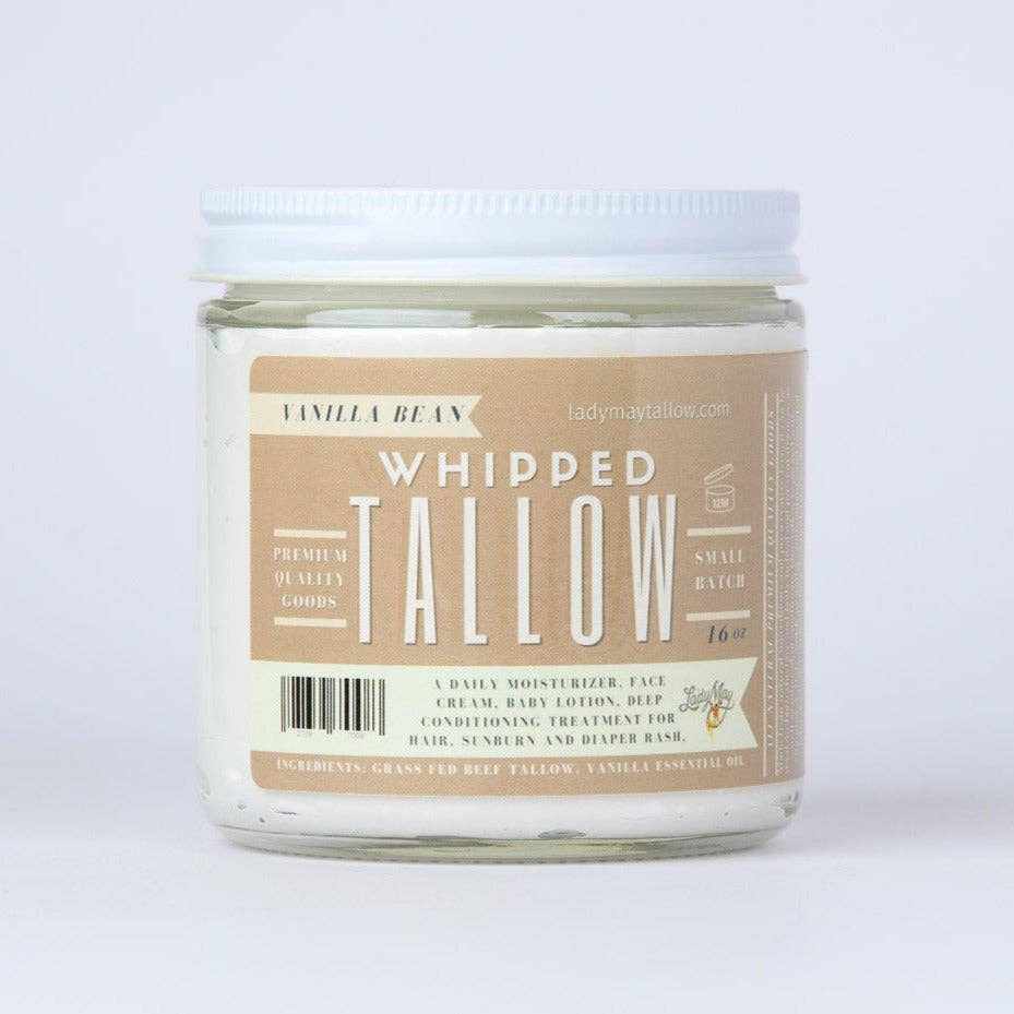 Lady May Tallow Vanilla Whipped Tallow Moisturizer