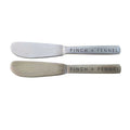 Etched Stainless Steel Canapé Knife