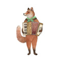 Polanshek of the Hills 8×10 Art Print — Woodland Home: Papa's Accordion
