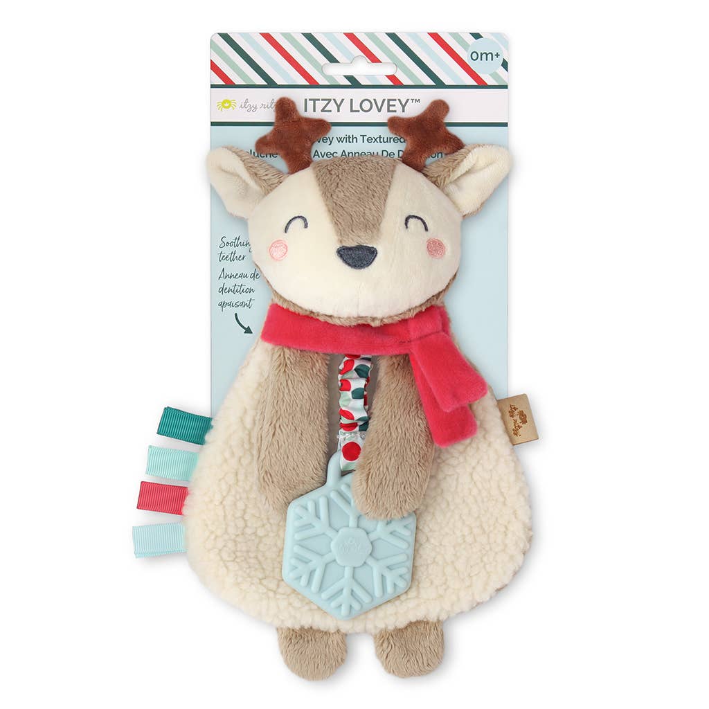 Itzy Ritzy Holiday Lovey Plush and Teether Toy