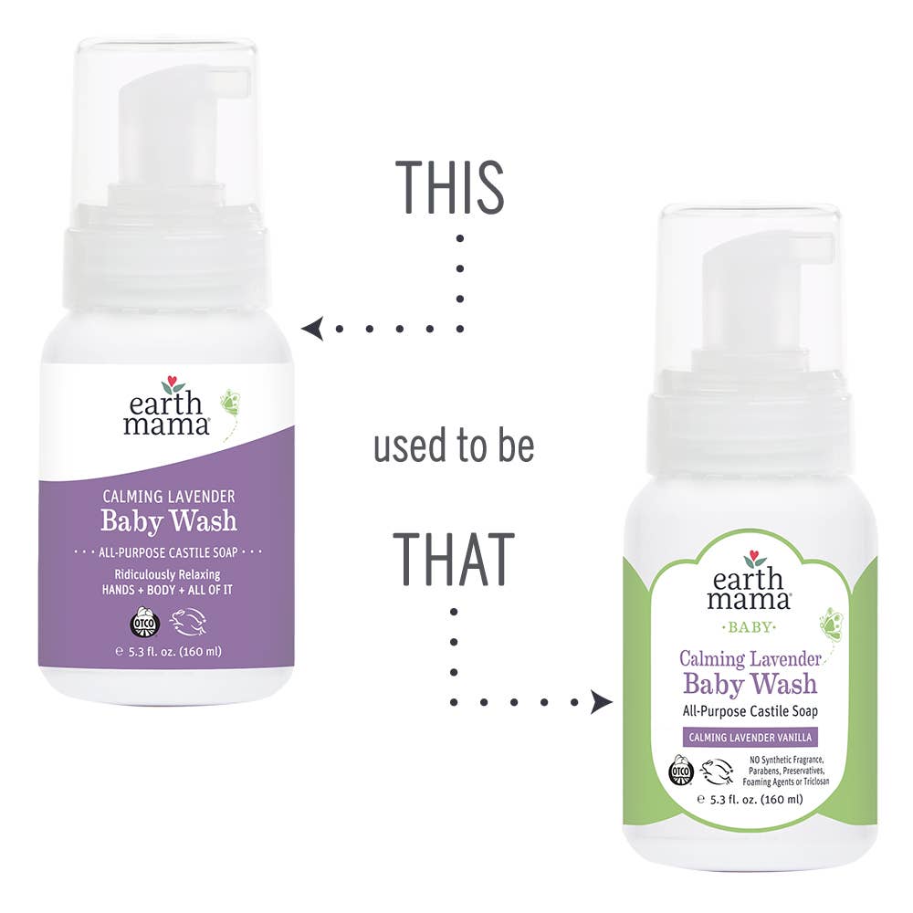 Earth Mama Calming Lavender Castile Baby Wash