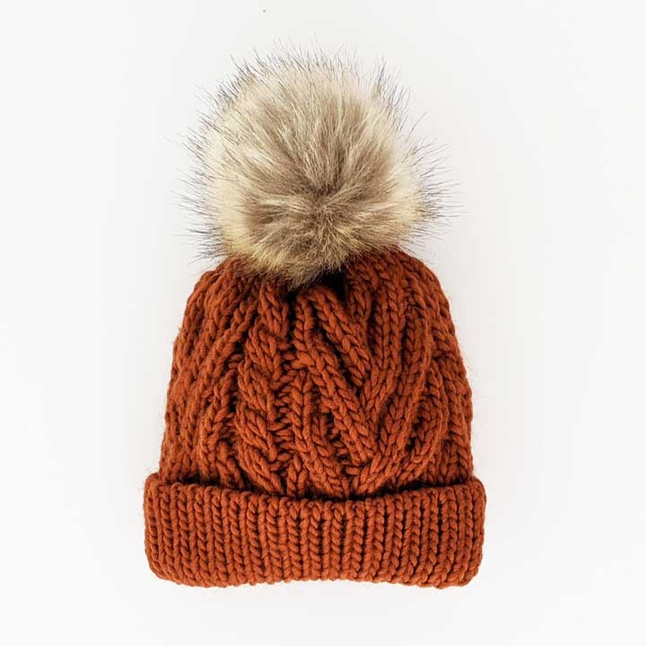 Huggalugs Chili Pom Pom Beanie