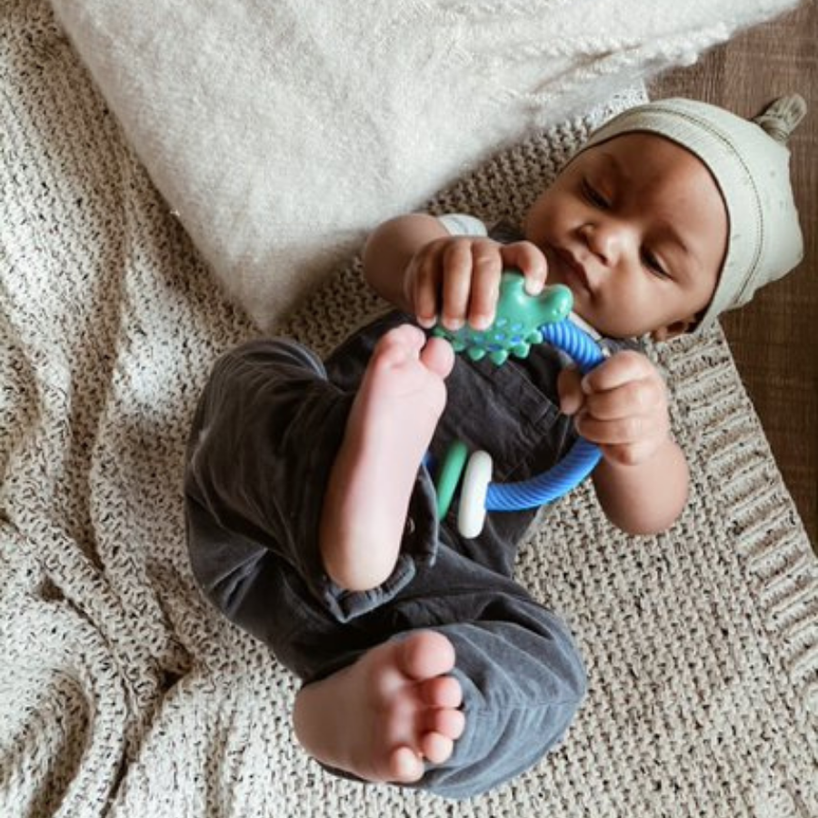 Itzy Ritzy Silicone Rattle Teether