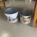 Vintage-Inspired Metal Farmhouse Buckets