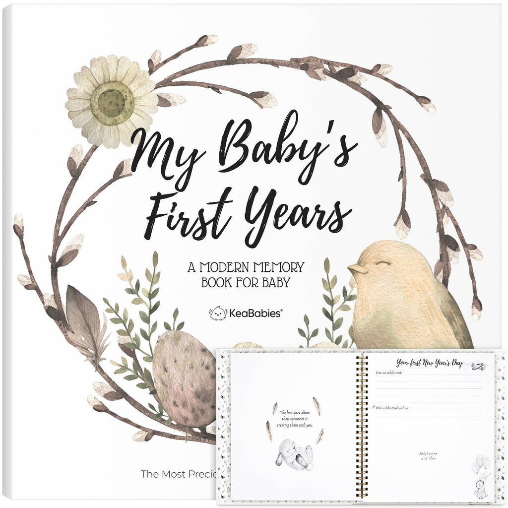 KeaBabies Wonderland Baby Memory Book — First Years Keepsake Journal