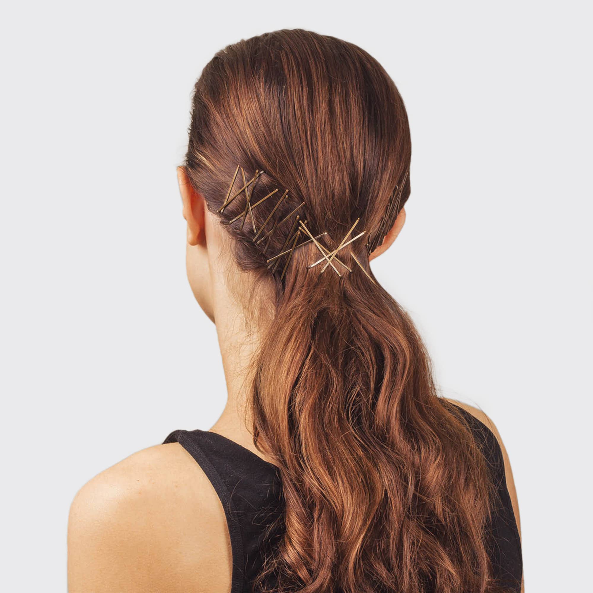 Kitsch Essential Bobby Pins 45pc — Brown