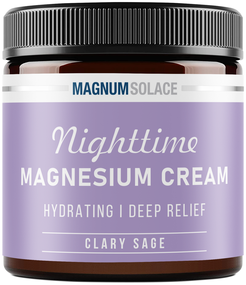 Magnum Solace Nighttime Magnesium Cream, Soothing Body Moisturizer