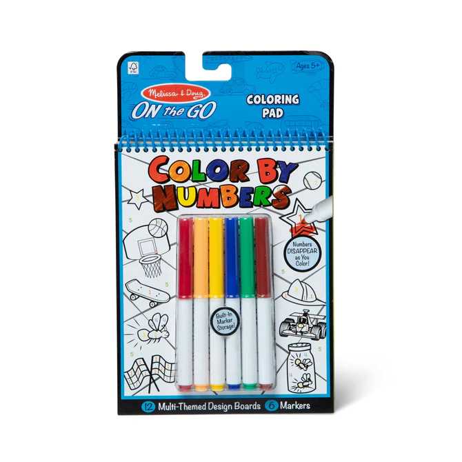 Melissa & Doug On the Go Color by Number Activity Pad