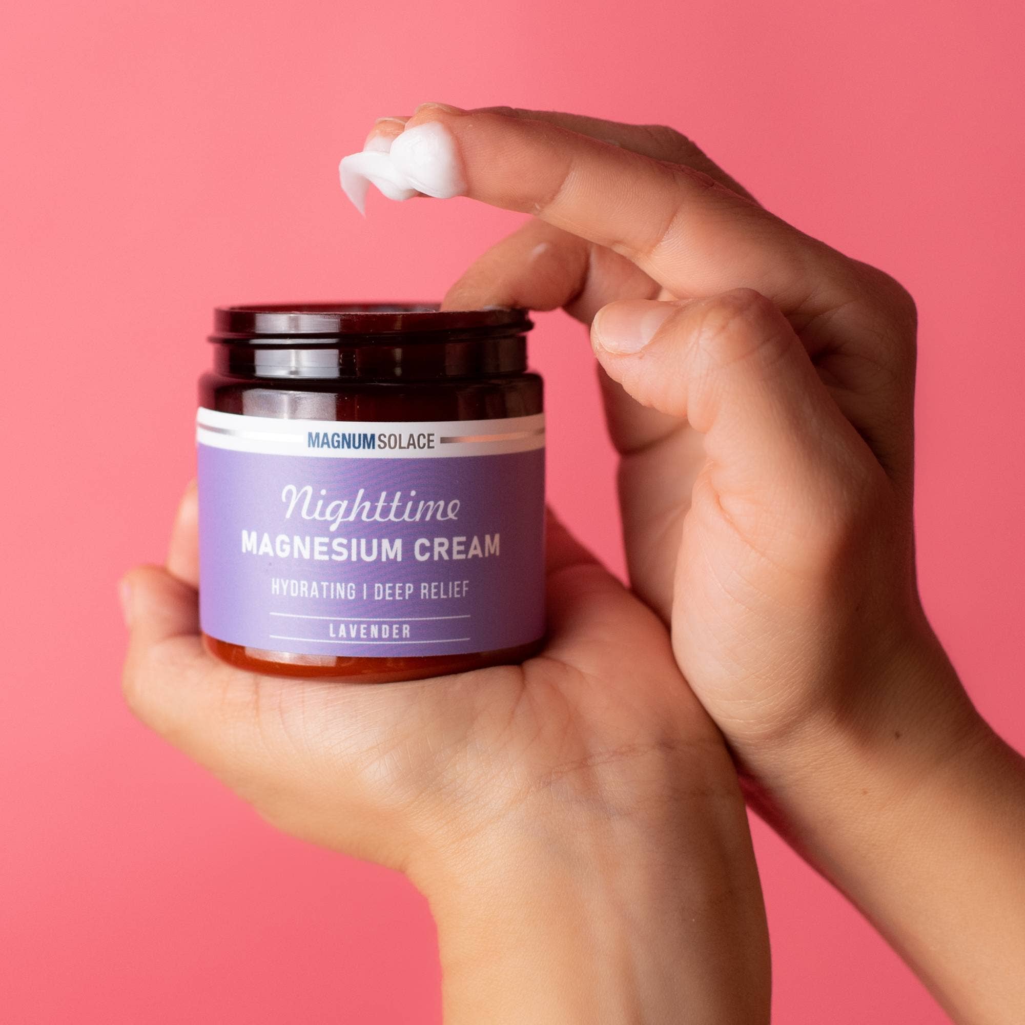 Magnum Solace Nighttime Magnesium Cream, Soothing Body Moisturizer