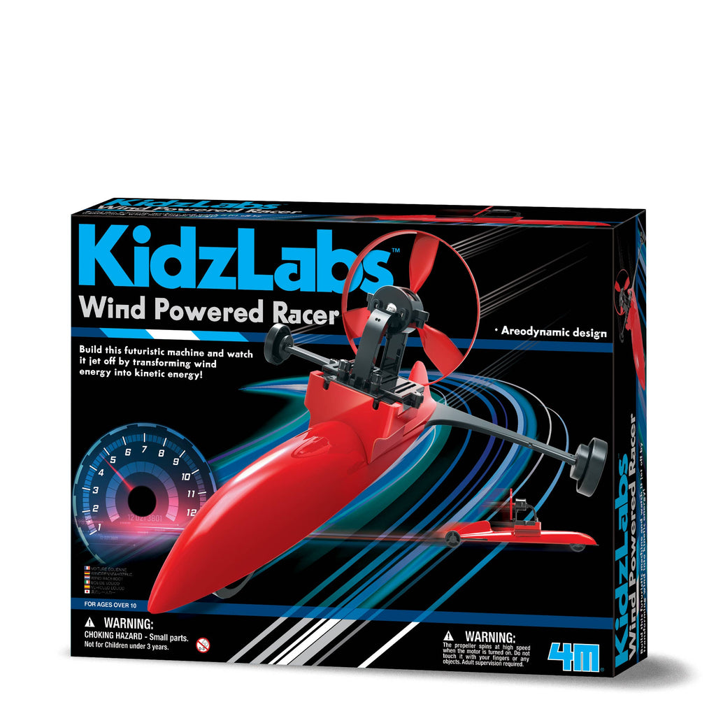 Toysmith 4M Wind Powered Racer Build It Kit