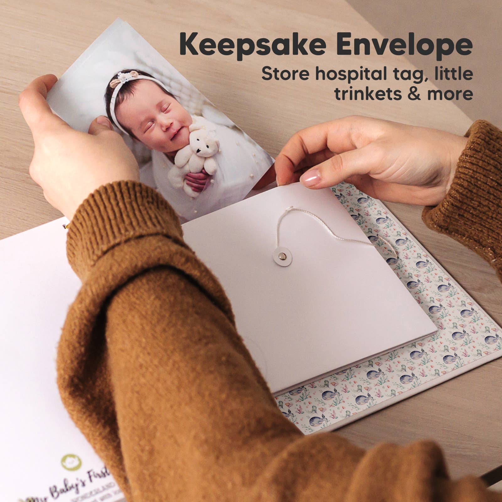 KeaBabies SeaWorld Baby Memory Book — First Years Keepsake Journal