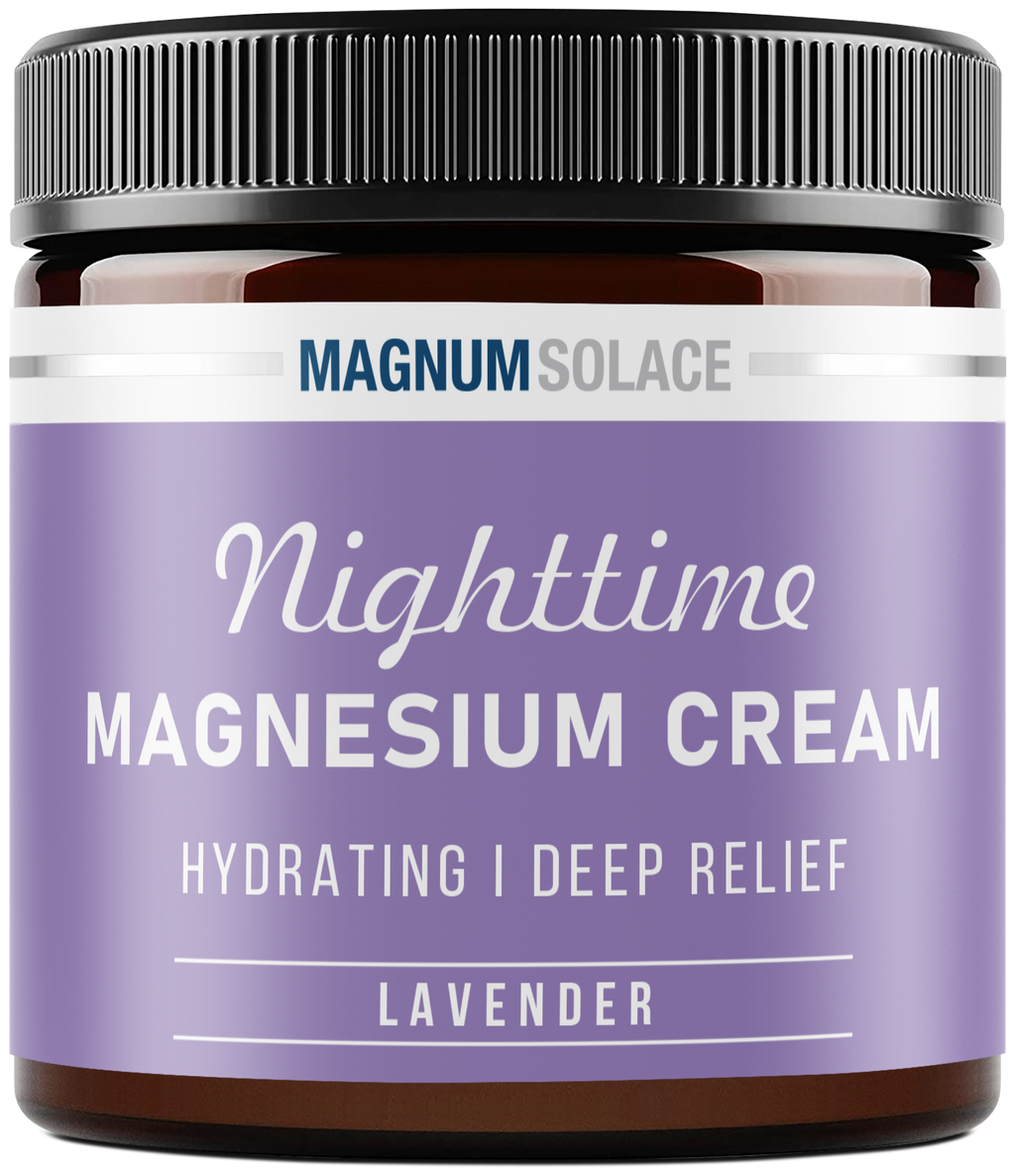 Magnum Solace Nighttime Magnesium Cream, Soothing Body Moisturizer
