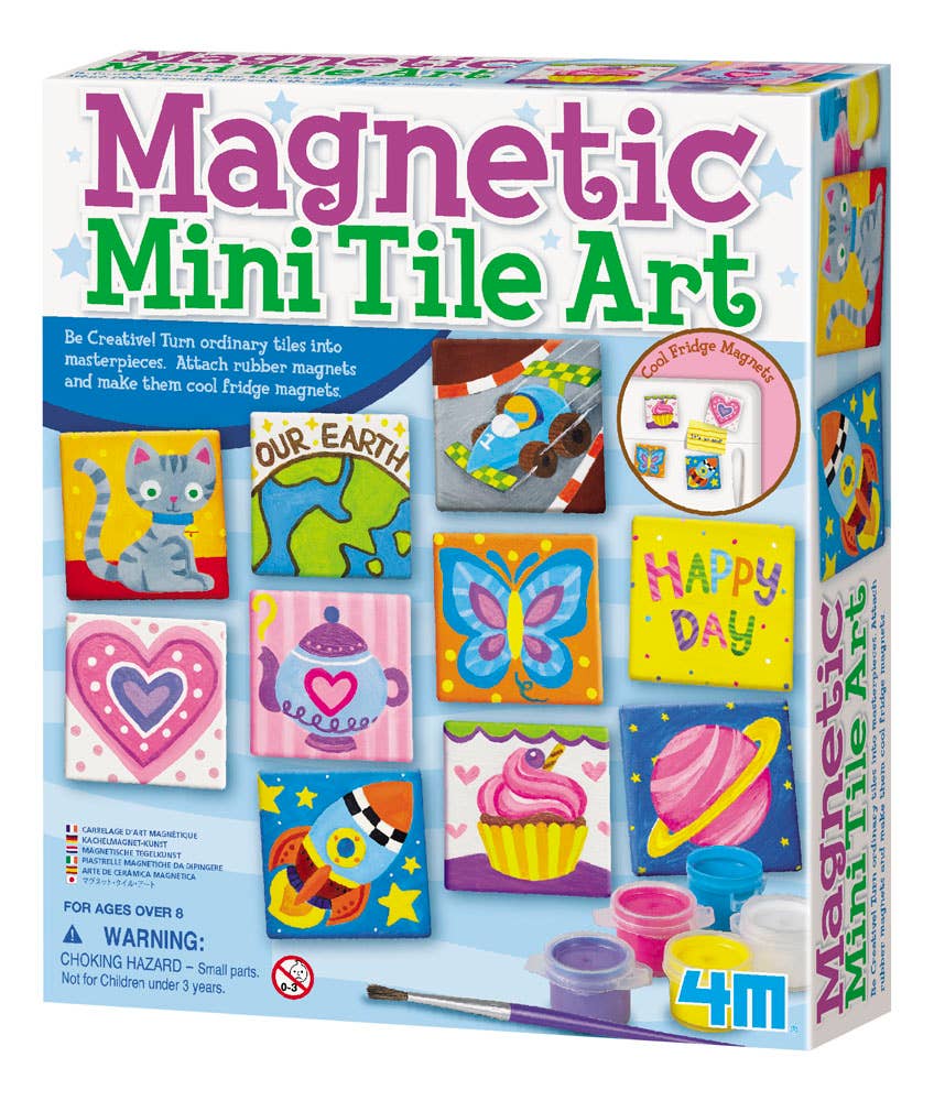 Toysmith 4M Magnetic Mini Tile Art Kit