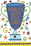 World's Best Dad Father's Day Card