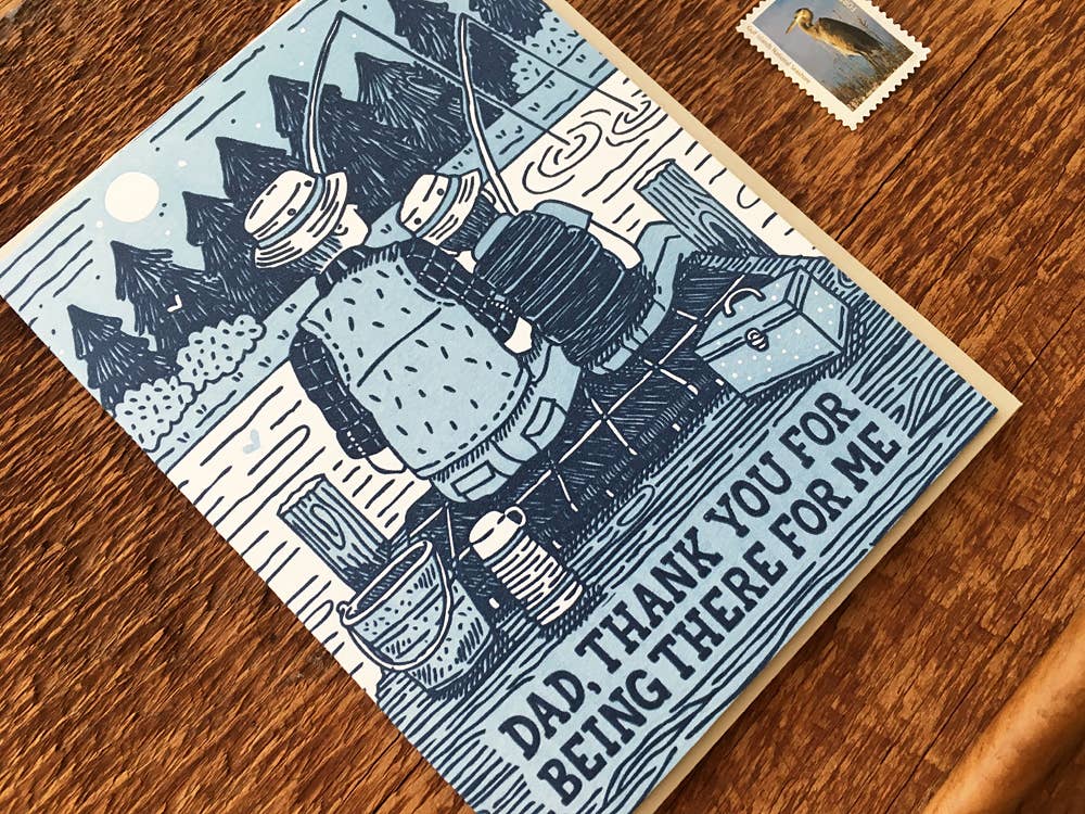 Noteworthy Paper & Press Fishing Dad Greeting Card