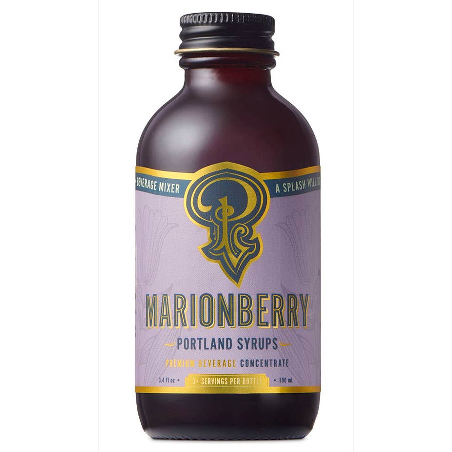 Portland Syrups Marionberry & Blackberry Cocktail Syrup — 3.4oz