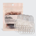 Kitsch No-Snag Elastics — Brown (100-Pack)