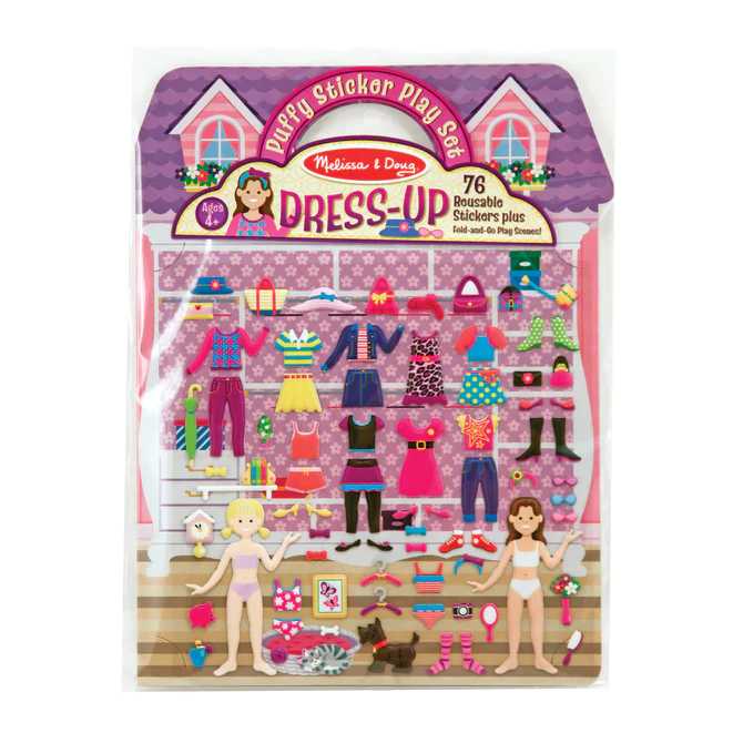 Melissa & Doug Puffy Sticker Play Set - Dress-Up