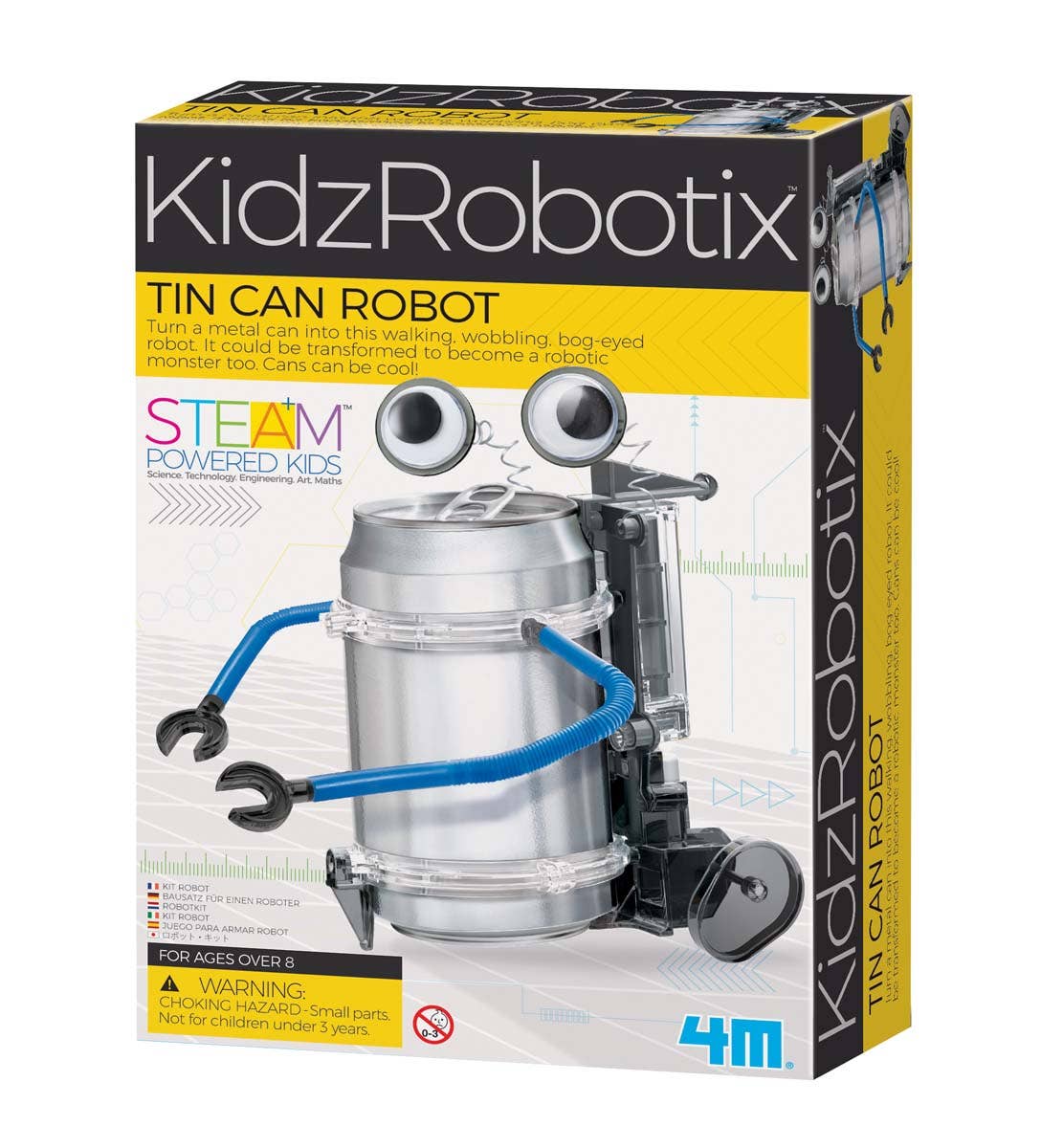 Toysmith 4M Kidz Robotix Tin Can Robot