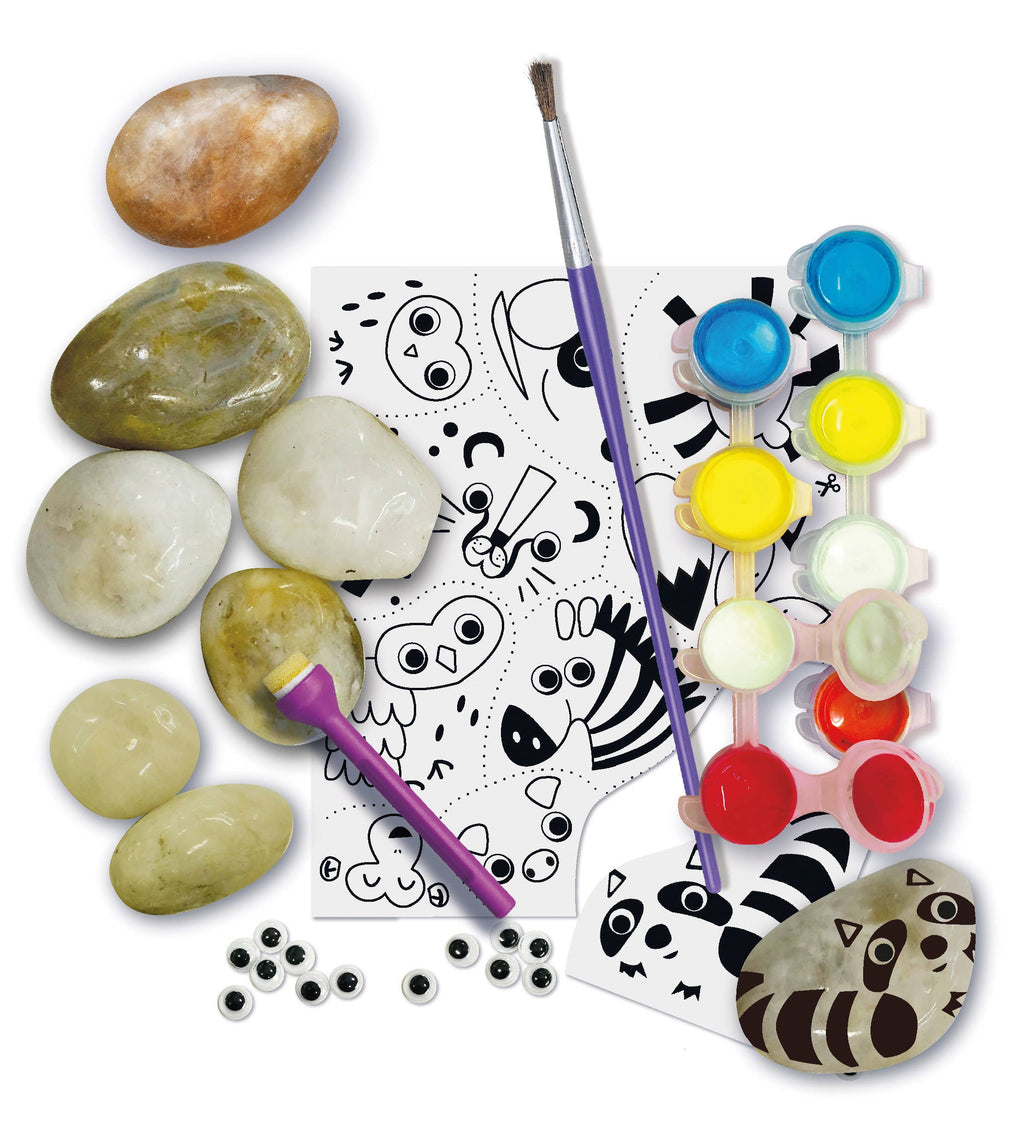 Toysmith 4M Magical Animal Rock Painting Craft Kit