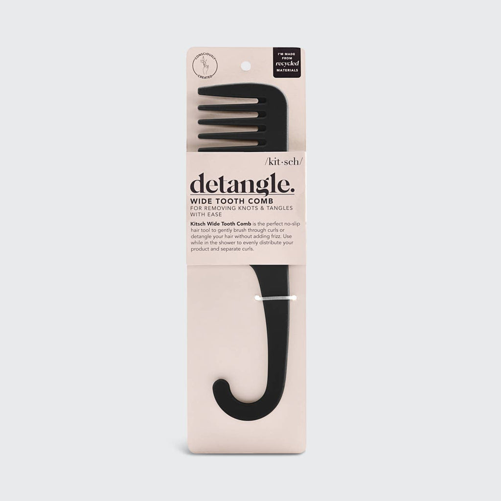 Kitsch Wide Tooth Comb — Recycled Plastic