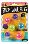 Toysmith Yay! Sticky Wall Balls (6-Pack)