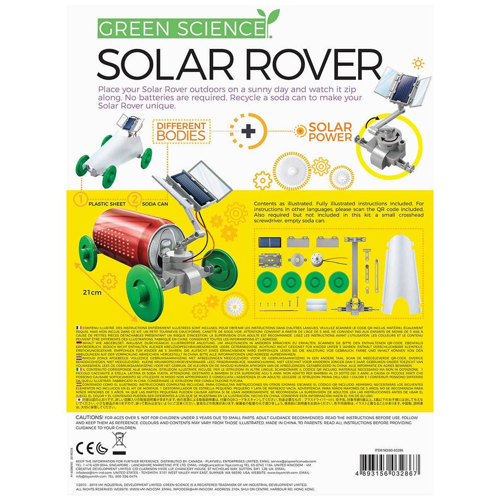 Toysmith 4M Solar Rover Robot