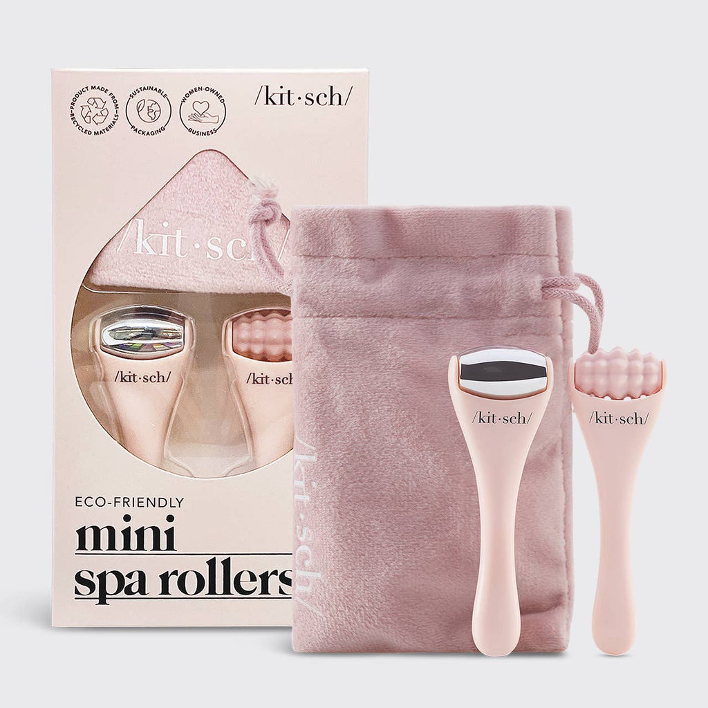 Kitsch Mini Spa Rollers — 2-Piece Eye & Face Set