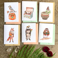 Polanshek of the Hills Woodland Kitchen Card Set — Boxed Set of 6