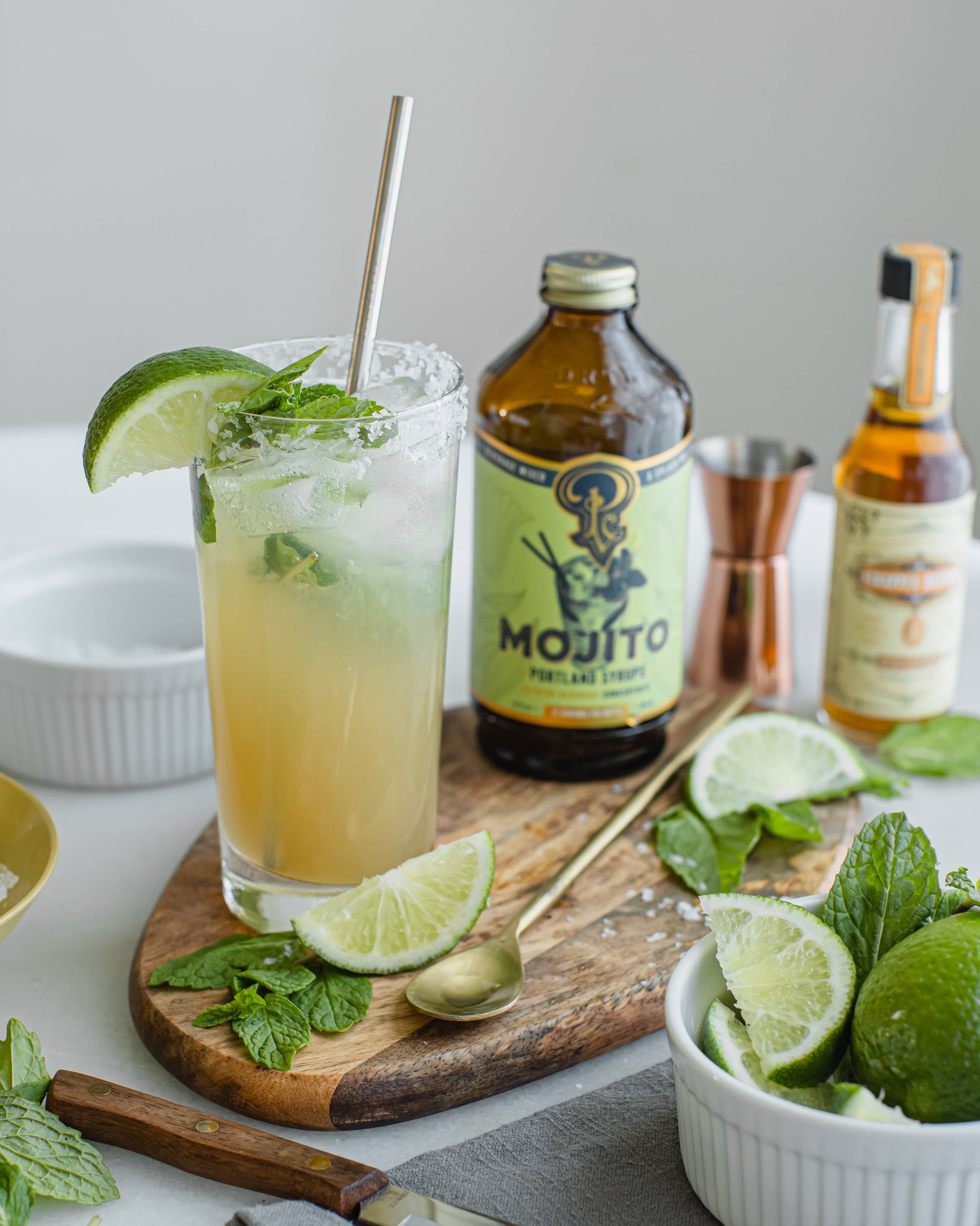 Portland Syrups Mojito Cocktail & Soda Syrup — 12oz Bottle