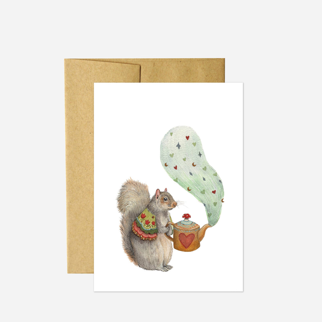 Polanshek of the Hills “Tea for Two” Greeting Card