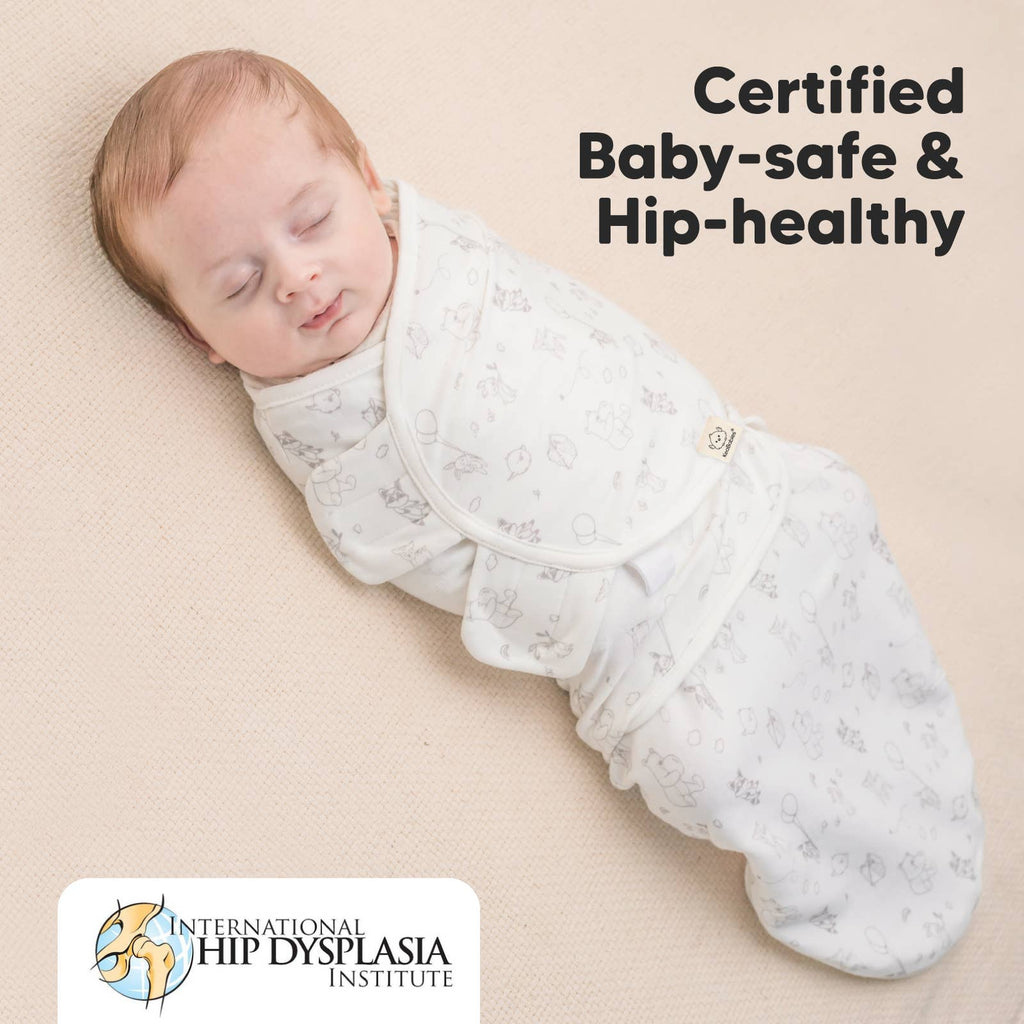 KeaBabies Soothe Zippy Swaddle Sacks — Aspire (3-Pack, 0-3 Months)