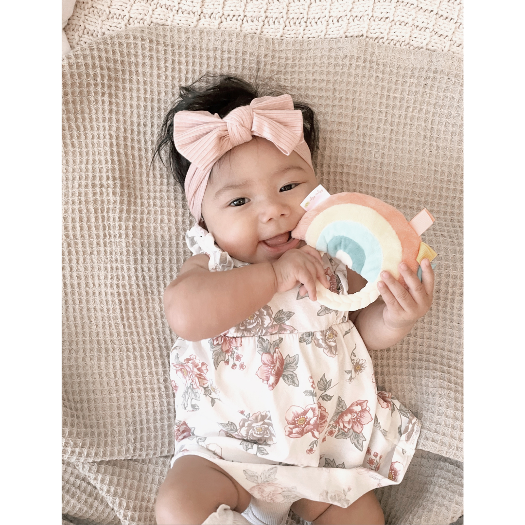 Itzy Ritzy Plush Rattle Pal with Teether