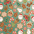 Jillson & Roberts Christmas Cookies Jumbo Wrapping Paper