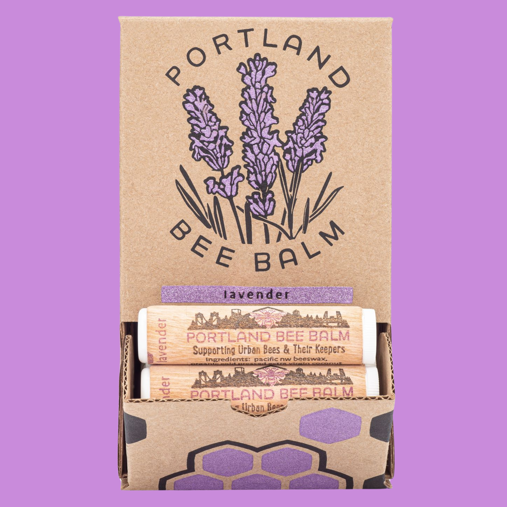 Portland Bee Balm Lavender Beeswax Lip Balm